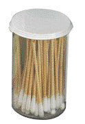 Swift 12803VI First Aid 3" Plastic Vial Non-Sterile Cotton Tipped Applicator (100 Per Pack) (1/VI)