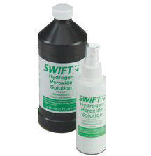 Swift 151285 First Aid 8 Ounce Bottle 3% U.S.P Hydrogen Peroxide Antiseptic Solution (12 Per Pack) (1/EA)