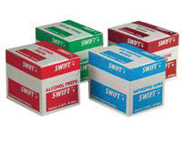 Swift 154818 First Aid 1" X 2 1/2" Individually Sealed 70% Isopropyl Alcohol Antiseptic Wipes (50 Per Box) (1/BX)