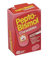 North By Honeywell 1732642 Swift First Aid Pepto-Bismol Original Chewable Antacid Tablet (48 Per Box) (1/BX)