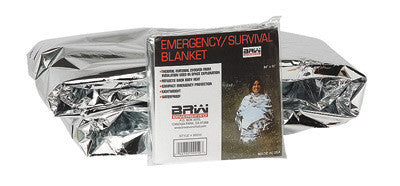 North by Honeywell 80264RB 84" X 52" Silver Mylar Emergency Rescue Blanket (1/EA)
