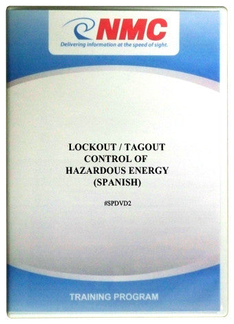 NMC SPDVD2-SPANISH, LOCKOUT TAGOUT KIT W/DVD, MANUAL, WALLET CARDS, CERTIFICATE, QUIZ, POWER PT PRESENTATION, PROCEDURE FORM. (1 EACH)