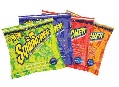 Sqwincher 016044-AS 23.83 Ounce Instant Powder Concentrate Packet Assorted Electrolyte Drink - Yields 2.5 Gallons (1/CA)