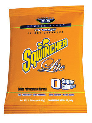 Sqwincher 016801-OR 1.76 Ounce Instant Powder COuncentrate Packet Orange Electrolyte Drink - Yields 2.5 Gallons (1/PK)