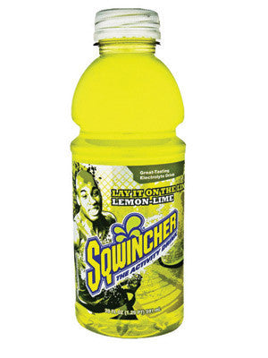 Sqwincher 030538-LL 20 Ounce Wide Mouth Ready To Drink Bottle Lemon Lime Electrolyte Drink (24 Each Per Case) (24/EA)