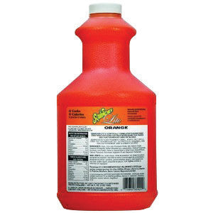 Sqwincher 050107-OR 64 Ounce Liquid Concentrate Bottle Orange Electrolyte Drink - Yields 5 Gallons (1/EA)