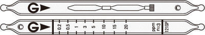 Gastec 121SP Glass Benzene Specific Extra Low Range Detector Tube (For Use With Gastec Gas Detection System) (10 Per Box) (1/BX)