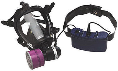 Honeywell 520700 Survivair Opti-Fit Mask Mounted Large 8 Hours PAPR System With Facepiece, Blower, Battery Charger, Power Cord, He Filter, Belt And Airflow Tester (1/EA)