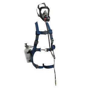 Honeywell 963103 Small/Medium Aluminum Hip-Pac Style Pressure Demand Supplied Air System With Escape Cylinder And Class 3 Miller Fall Protection Harness (Without Second Stage Quick Disconnect And Coupling) (1/EA)