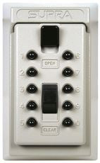 Kidde 1015 KEYSAFE 5 KEY KEYSAFE PERMANENT MOUNT COMBINATION KEYBOX TITANIUM PLATED (1 PER CASE)