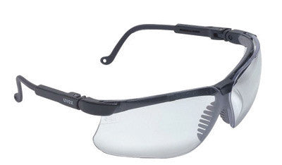 Uvex S3200 By Honeywell Genesis Safety Glasses With Black Polycarbonate Frame And Clear Polycarbonate Ultra-dura Anti-Scratch Hard Coat Lens (1/EA)