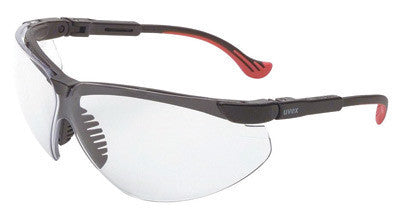 Uvex S3300 By Honeywell Genesis XC Safety Glasses With Black Polycarbonate Frame And Clear Polycarbonate Ultra-dura Anti-Scratch Hard Coat Lens (1/EA)