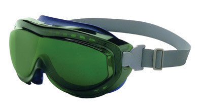 Uvex S3435X by Honeywell Flex Seal Indirect Vent Over The Glasses Goggles With Navy Frame, Shade 5.0 Uvextreme Infra-dura Anti-Fog Lens And Neoprene Headband (1/EA)