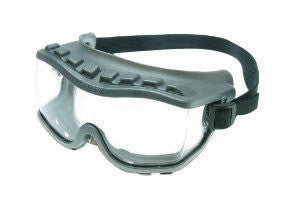 Uvex S3805 by Honeywell Strategy Closed Vent Over The Glasses Goggles With Gray Frame, Clear Uvextra Anti-Fog Lens And Neoprene Headband (1/EA)