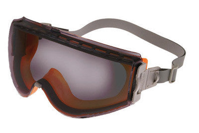 Uvex S39631C by Honeywell Stealth Impact Chemical Splash Goggles With Orange And Gray Frame, Gray Uvextreme Anti-Fog Lens And Neoprene Headband (1/EA)