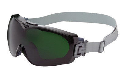 Uvex S3975D by Honeywell Stealth Over The Glasses Goggles With Navy Wrap-Around Frame, Shade 5.0 Dura-Streme Anti-Fog Anti-Scratch Lens And Neoprene Headband (1/EA)