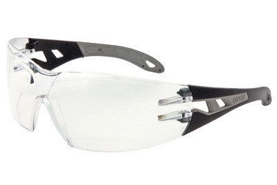 Uvex S4120D By Honeywell S4120D Pheos Safety Glasses With Black And Gray Frame And Clear Dura-streme Anti-Fog Hard Coat Lens (10/PR)