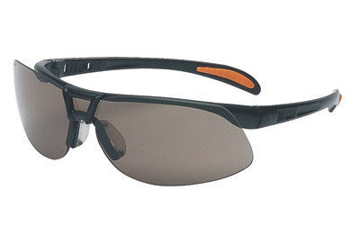 Uvex S4201X By Honeywell Protege Safety Glasses With Metallic Black Frame And Gray Polycarbonate Uvextreme Anti-Fog Lens (1/EA)