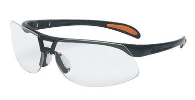 Honeywell Uvex S4200HS Protege Black Safety Glasses With Clear Anti-Fog/Anti-Scratch Lens 10/EA