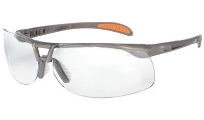 Uvex S4210 By Honeywell Protege Safety Glasses With Sandstone Frame And Clear Polycarbonate Ultra-dura Anti-Scratch Hard Coat Lens (1/EA)