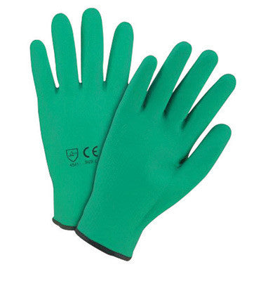 West Chester 710HNFF/M Medium Green 10 gauge Dipped Cut Resistant Gloves With (1/PR)