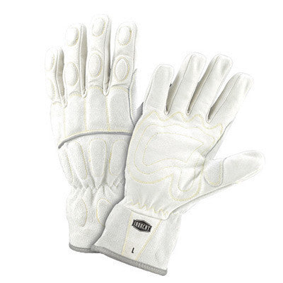 West Chester 9075/L Large Ironcat Full Finger Buffalo And Cow Leather And Kevlar Mechanics Gloves With Foam Padding And Wing Thumb (1/PR)