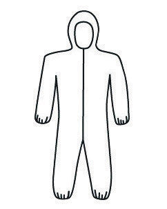 West Chester C3806/XXXXL 4X White PosiWear M3 5-Layer SSMS Polypropylene Disposable Breathable Advantage Coveralls With Front Zipper Closure And Elastic Waistband (1/EA)
