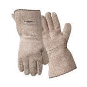Wells Lamont 636HRL X-Large Brown And White Jomac Extra Heavy Weight Terry Cloth Heat Resistant Gloves With 5" Gauntlet Cuff (1/PR)