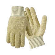 Wells Lamont 9000 Large Yellow And White Jomac Medium Weight Loop-Out Kevlar Cotton Blend Terry Cloth Heat Resistant Gloves With Knit Wrist Cuff (1/PR)