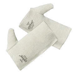 Wells Lamont H-183 10" White Jomac Extra Heavy Weight Loop-Out Terry Cloth Heat Resistant Pad With Full Thumb (1/EA)