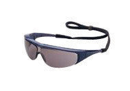 North 11150372 by Honeywell Millennia Safety Glasses With Blue Nylon Frame, SCT-Reflect 50 Indoor/Outdoor Polycarbonate Ultra-dura Anti-Scratch Lens And Breakaway Neck Cord (10/EA)