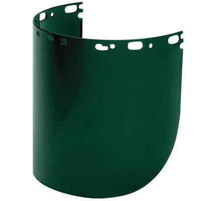 North 11390046 by Honeywell Protecto-Shield 8 1/2" X 15" X .07" Green Propionate Faceshield For Use With Headgear (1/EA)
