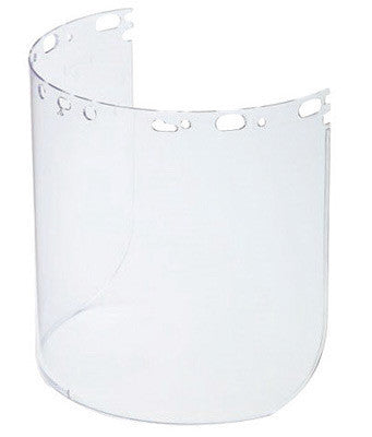 North 11390047 by Honeywell Protecto-Shield 8 1/2" X 15" X .07" Clear Aluminum Bound Polycarbonate Faceshield For Use With Headgear (1/EA)