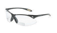 North A952 by Honeywell A900 Wilson 2.5 Diopter Safety Glasses With Black Polycarbonate Frame And Clear Polycarbonate Anti-Scratch Hard Coat Lens (1/EA)