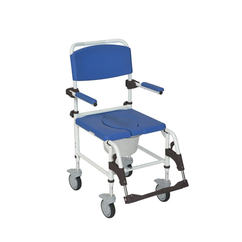 Drive Medical nrs185007 Aluminum Shower Commode Transport Chair (1/EA)