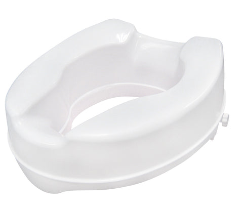 Drive Medical rtl12064 Raised Toilet Seat with Lock, Standard Seat, 4" (1/EA)