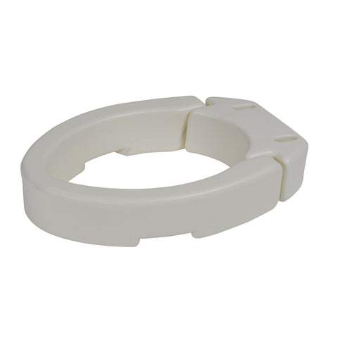 Drive Medical rtl12608 Hinged Toilet Seat Riser, Elongated Seat (1/EA)