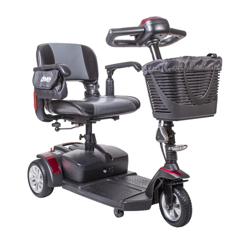 Drive Medical spitfire132016fs21 Spitfire EX Compact Travel Power Mobility Scooter, 3 Wheel, 21AH Battery (1/EA)