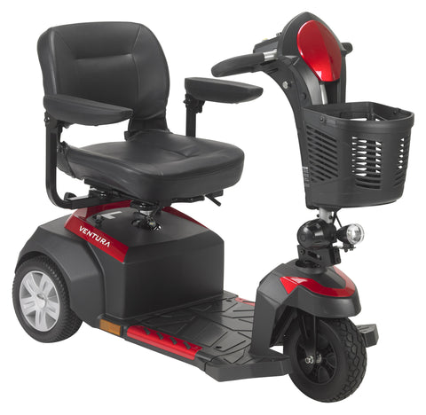 Drive Medical ventura318fs Ventura Power Mobility Scooter, 3 Wheel, 18" Folding Seat (1/EA)