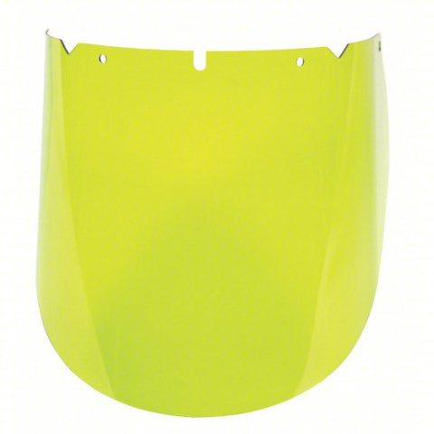 MSA 10115847 Arc Visor 9.25" X 18" X .065" Green Polycarbonate Faceshield