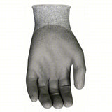 Memphis 9676S Glove Small Cut Pro 13 Gauge Polyurethane Palm Coated Work Gloves With Dyneema Liner And Knit Wrist 12/PR