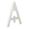 Cortina Safety Products 97-01-004 Group White Plastic Traffic Barricade A-Frame With Slots For Weight Cartridge  (1/EA)