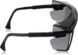 Uvex Astrospec OTG 3001 Black Safety Glasses With Gray Anti-Scratch/Hard Coat Lens