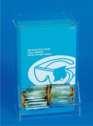 NMC ALC1-ACRYLIC, LENS CLEANER TOWELETTE DISPENSER, 11.25h x 6w x 9 d (1/EA)