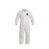 DuPont PB125SWH2X00 Personal Protection 2X White ProShield 10 Disposable Coverall 25/EA