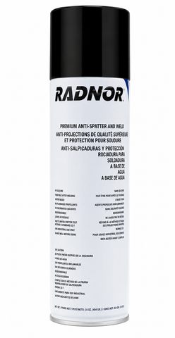 RADNOR 64000103 14 Ounce Premium Water-Based Anti-Spatter Spray 12/EA
