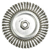 RADNOR 6" X 5/8" - 11" RADNOR™ Carbon Steel Twist Knot Wire Wheel Brush 5/EA