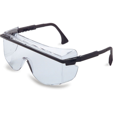 Honeywell Uvex Astrospec OTG Black Safety Glasses With Clear Lens - Honda (10 Per Box)