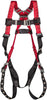 MSA 10041591 Standard TechnaCurv Full Body/Vest Style Harness With Qwik-Fit Chest Strap Buckle, Tongue Leg Strap Buckle And 1 Back D-Ring  (1/EA)