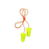 3M 312-1260 Single Use E-A-R Soft FX Bell Shape Polyurethane Foam Corded Earplugs (1 Pair Per Poly Bag, 200 Pair Per Box)